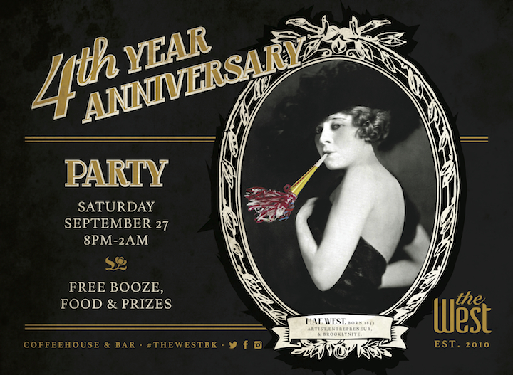 The West Williamsburg Coffeehouse and Bar 4th Anniversary Party